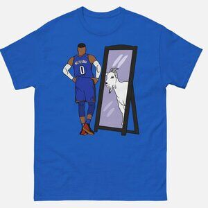 NEW Russell Westbrook Mirror GOAT Basketball T-Shirt